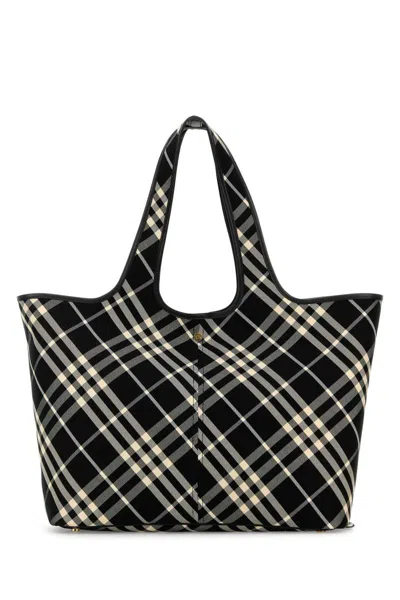 Burberry Shoulder Bags In Black/calico