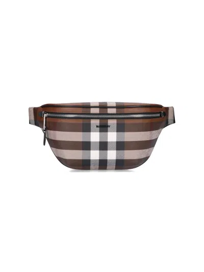 Burberry Cason Belt Bag In Brown