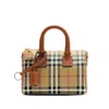 Burberry Mini Check Bowling Bags In Multi