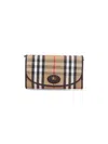 Burberry Canvas Shoulder Bag In Multi