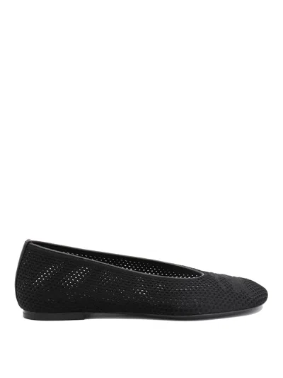 BURBERRY BLACK FLATS