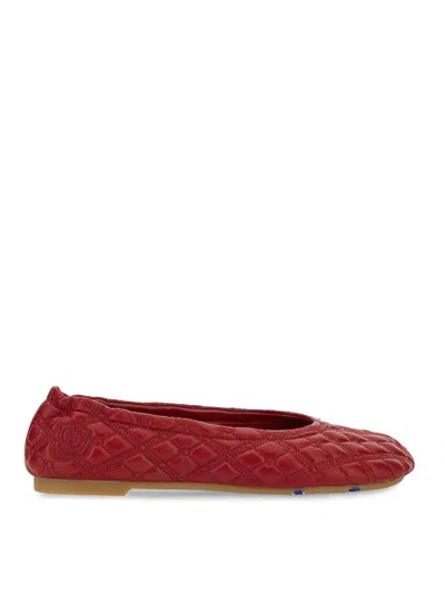 BURBERRY LEATHER BALLERINA
