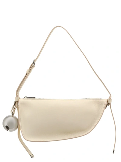 Burberry Ball Detail Shoulder Bag In Pearl