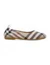 Burberry Ballerina Beige Check Pattern In Sand Ip Check