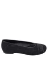 Burberry Mesh Ballerinas With Ekd Detail In Black