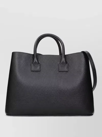 Burberry Banwell Tote Leather Tote Bag In Black