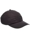 Burberry Baseball Cap In Black