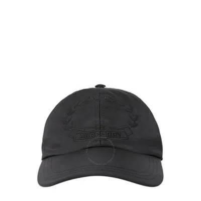 Burberry Baseball Cap In Black