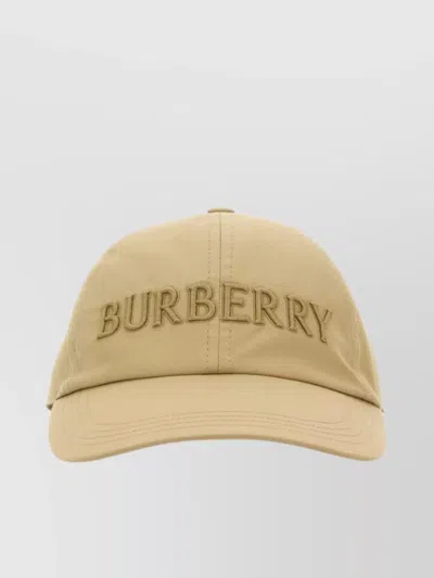Burberry Baseball Cap Cotton Curved Brim