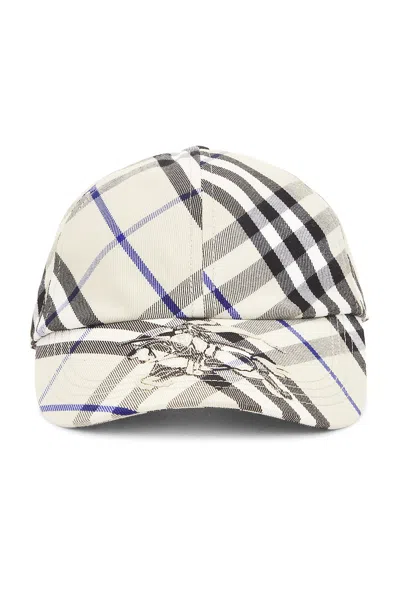 Burberry Baseball Cap In Lichen