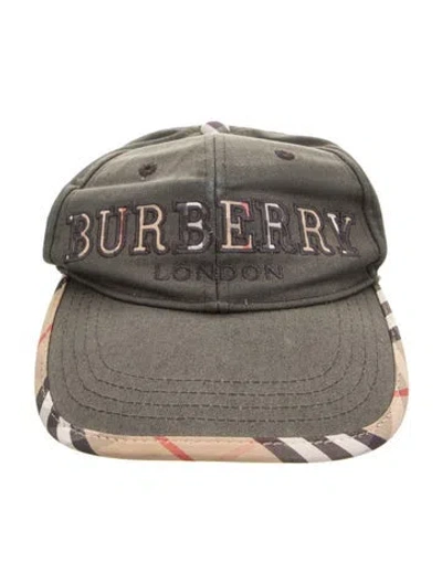 Pre-owned Burberry Baseball Cap In Neutrals