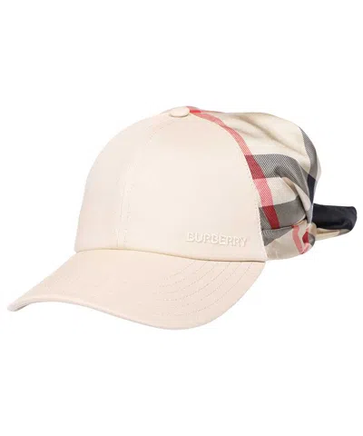 Burberry Baseball Cap In Neutral