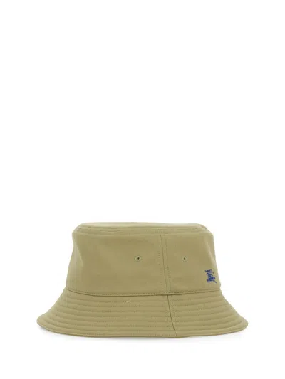 Burberry Baseball Cap With Ekd In Brown