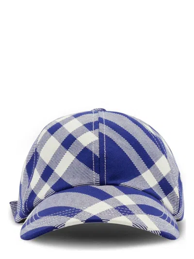 BURBERRY BASEBALL CAP WITH TARTAN PATTERN