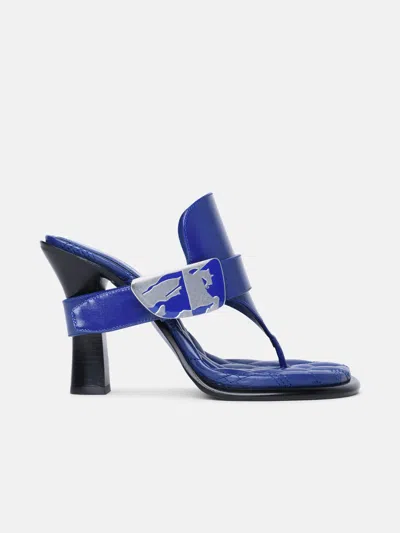 Burberry 'bay' Blue Leather Sandals