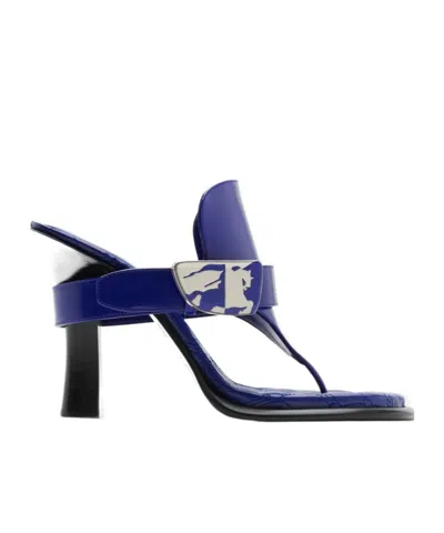 BURBERRY BURBERRY BAY EQUESTRIAN KNIGHT MOTIF SANDALS