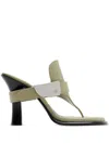 Burberry Bay Sandal In Green