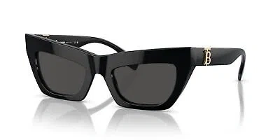 Pre-owned Burberry Be 4405 Black/ Grey 51/21/140 Women Sunglasses