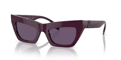 Pre-owned Burberry Be 4405 Violet/violet 51/21/140 Women Sunglasses