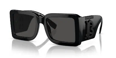 Pre-owned Burberry Be 4406u Black/ Grey 55/20/140 Women Sunglasses