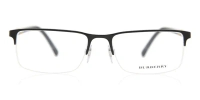 Burberry Be1282 1001 Occhiali Da Vista Neri Per Uomo (solo Montatura) In White
