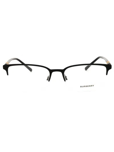 Burberry Be1323 Eyeglasses In Black Rubber