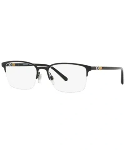 Burberry Be1323 Men's Rectangle Eyeglasses In Black
