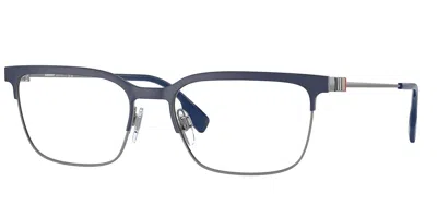 Burberry Be1375 Douglas Men's Glasses, Blue, Size 56 In Green