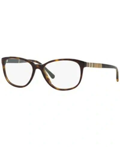 Burberry Be2172 Women's Square Eyeglasses In Dk Havana