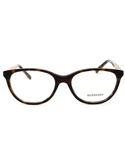 Burberry Be2205 Eyeglasses In Havana / Clear Demo Lens
