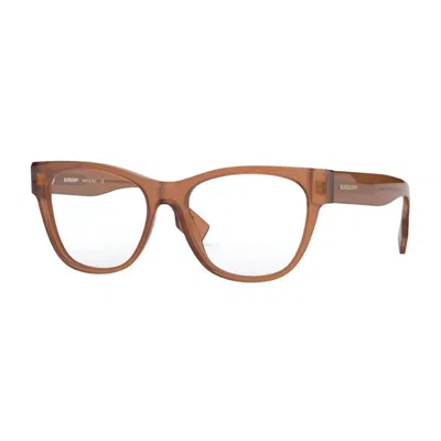 Burberry Be23013808 Square Full Rim Eyeglasses In Brown