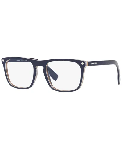 Burberry Be2340 Men's Square Eyeglasses In Blue