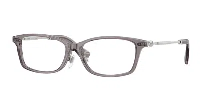 Burberry Be2414d Asian Fit 4241 Men's Glasses  Size 55 - Free Lenses - Blue Light Block Available In Gray