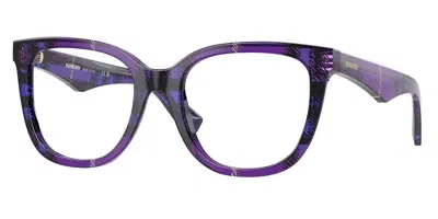 Burberry Be2415 4113 Women's Glasses Purple Size 53 - Free Lenses - Blue Light Block Available