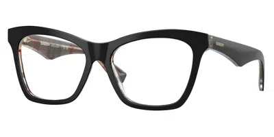 Burberry Demo Cat Eye Ladies Eyeglasses Be2416 4121 54 In Black