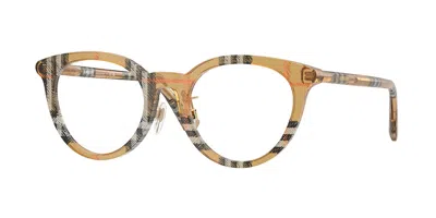 Burberry Be2429f Vestibilità Orientale 4163 Occhiali Da Vista Marroni Per Donna (solo Montatura) In Brown