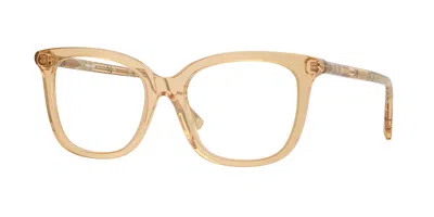Burberry Be2430f Vestibilità Orientale 4167 Occhiali Da Vista Marroni Per Donna (solo Montatura) In Brown