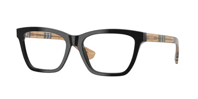 Burberry Be2440 Women's Glasses, Black, Size 54 In Blue
