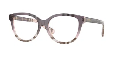 Burberry Be2456 4220 Women's Glasses  Size 52 - Free Lenses - Blue Light Block Available In Gray
