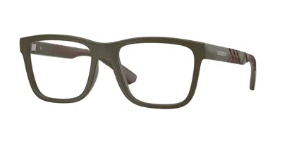 Burberry Be2464u Men's Glasses, Green, Size 53 In Matte Green