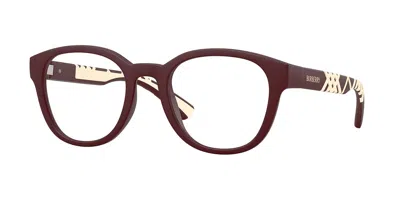Burberry Be2465u Men's Glasses, Burgundy, Size 49 In Matte Burgundy