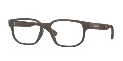 Burberry Be2474d Asian Fit Men's Glasses, Brown, Size 54 In Matte Brown