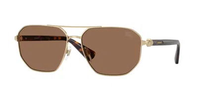 Burberry Be3166 110973 Occhiali Da Sole Per Uomo In Gold