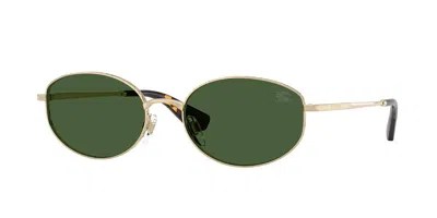 Burberry Be3169 110971 Women's Sunglasses  Size 55 In Gold