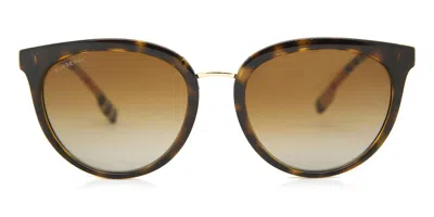 Burberry Be4316 Willow Polarized 3854t5 Occhiali Da Sole Tartarugatishell Per Donna In Pink