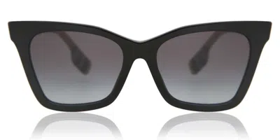 Burberry Be4346 Elsa 39428g Occhiali Da Sole Neri Per Donna In Black