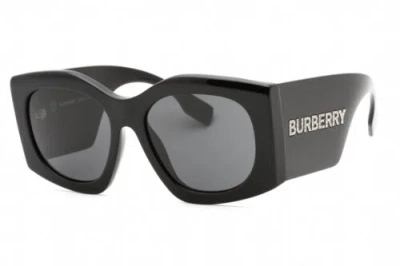 Pre-owned Burberry Be4388u-300187-55 Sunglasses Size 55mm 140mm 18mm Black Women In Gray