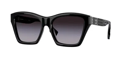 Burberry Be4391 Arden 30018g Women's Sunglasses Black Size 54