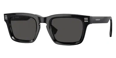 Pre-owned Burberry Be4403 Sunglasses Men Black / Dark Gray 51mm 100% Authentic