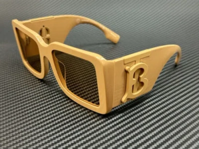 Pre-owned Burberry Be4406u 399073 Beige Brown Women's 55 Mm Sunglasses
